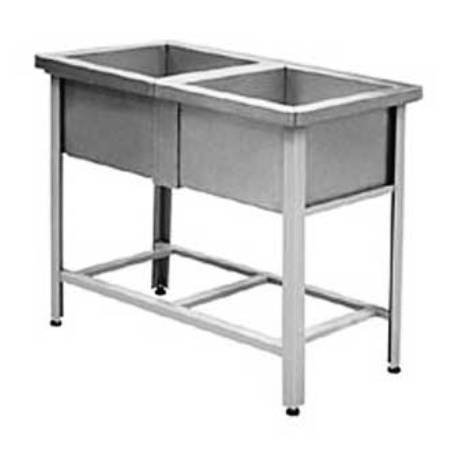 Ванна моечная двухсекционная ВМ-2-5/5