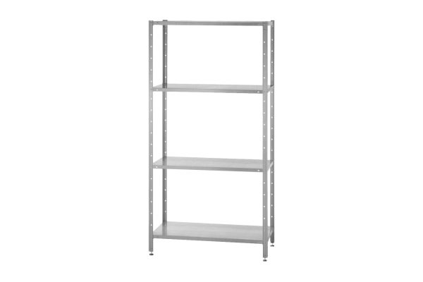 Стеллаж полочный СПЛб - 1600*600*400 "Base" (полка оцинк. 4 шт.)